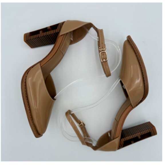 Worn Once - Fendi Calf-Skin Pointed Toe Ankle-Strap Heels - 39/8.5 - Picture 7 of 10